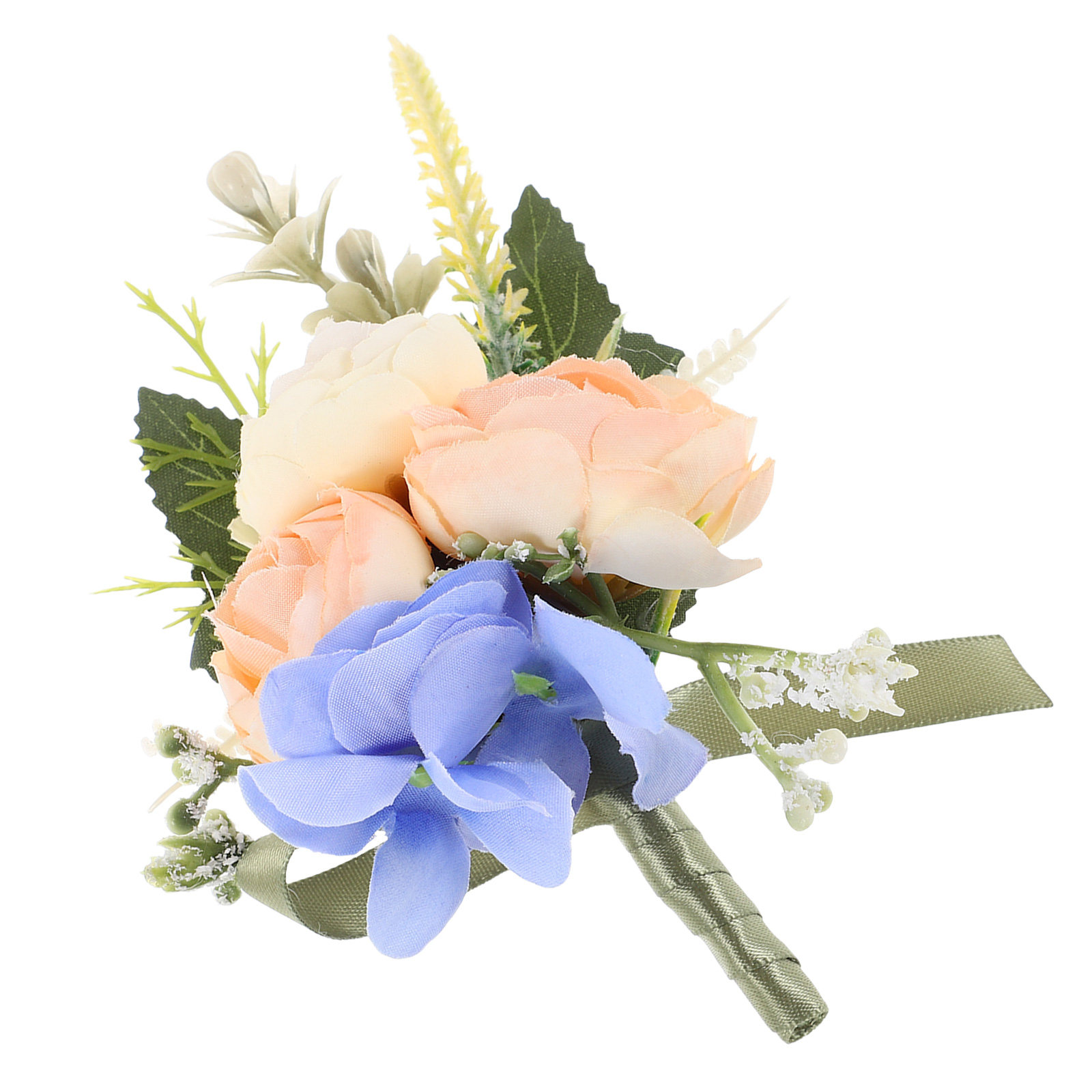 Men Accessories Elegant - Künstliche Hochzeits-Boutonniere Brustblume Handgefertigte Anstecknadel für