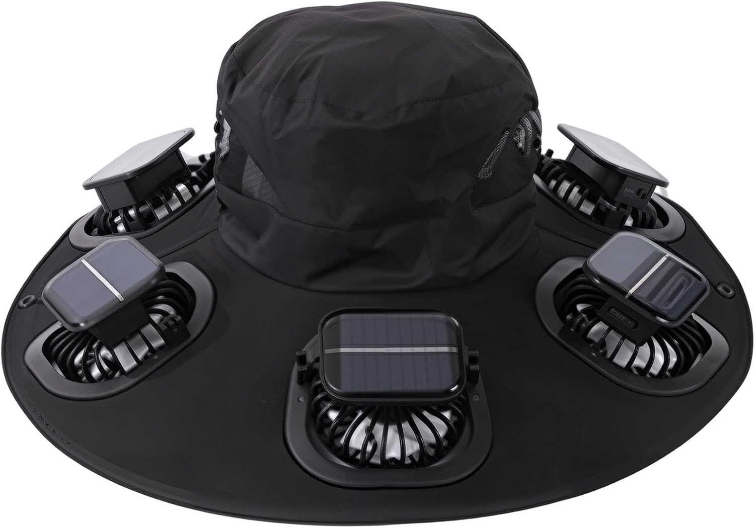 Men Accessories H&M - Solar-Ventilatorhut mit 6 Ventilatoren, atmungsaktiv, UV-Schutz,