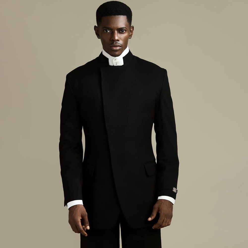 Men Accessories Elegant - Elegante schwarze Herrenanzüge, 2-teilig, Jacke und