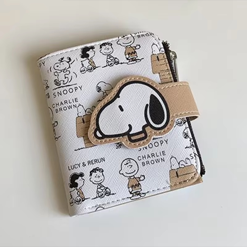 Men Accessories For Birthday Gift - Niedliche Snoopy Geldbörse Anime Cartoon Kurze