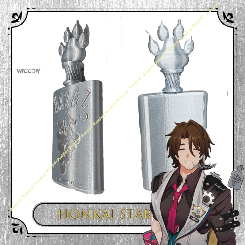 Men'S Accessories With Suits - BHonkai Star Rail Gallagner Flask Cosplay