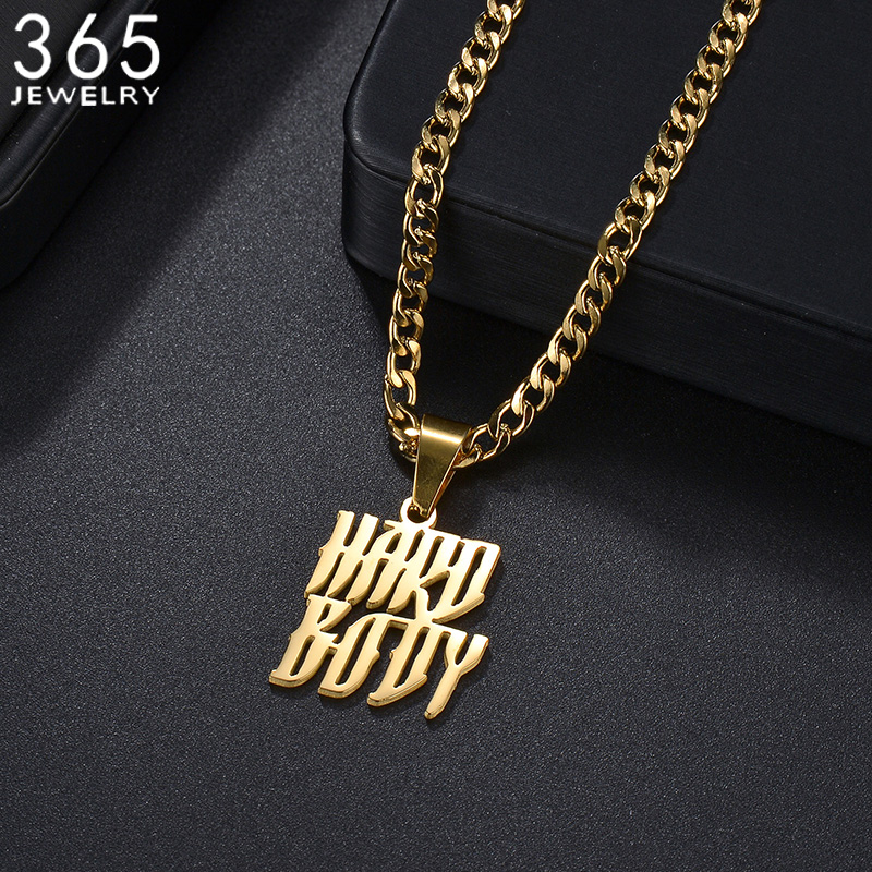 Men Accessories For Birthday Gift - Nach 2 Reihen Namen Halskette Kubanischen