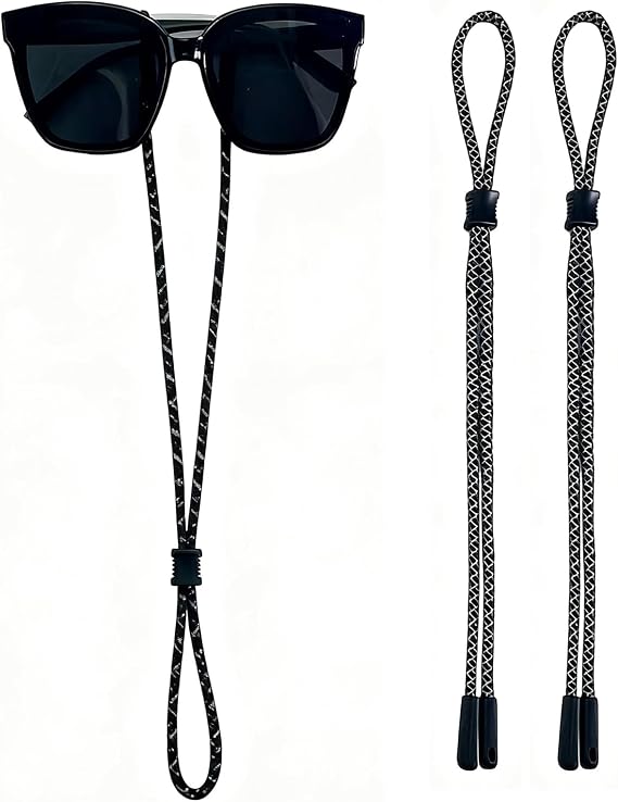 Men Accessories Neck Chain - 2 Stück Brillenband, reflektierende Brillenkordel für