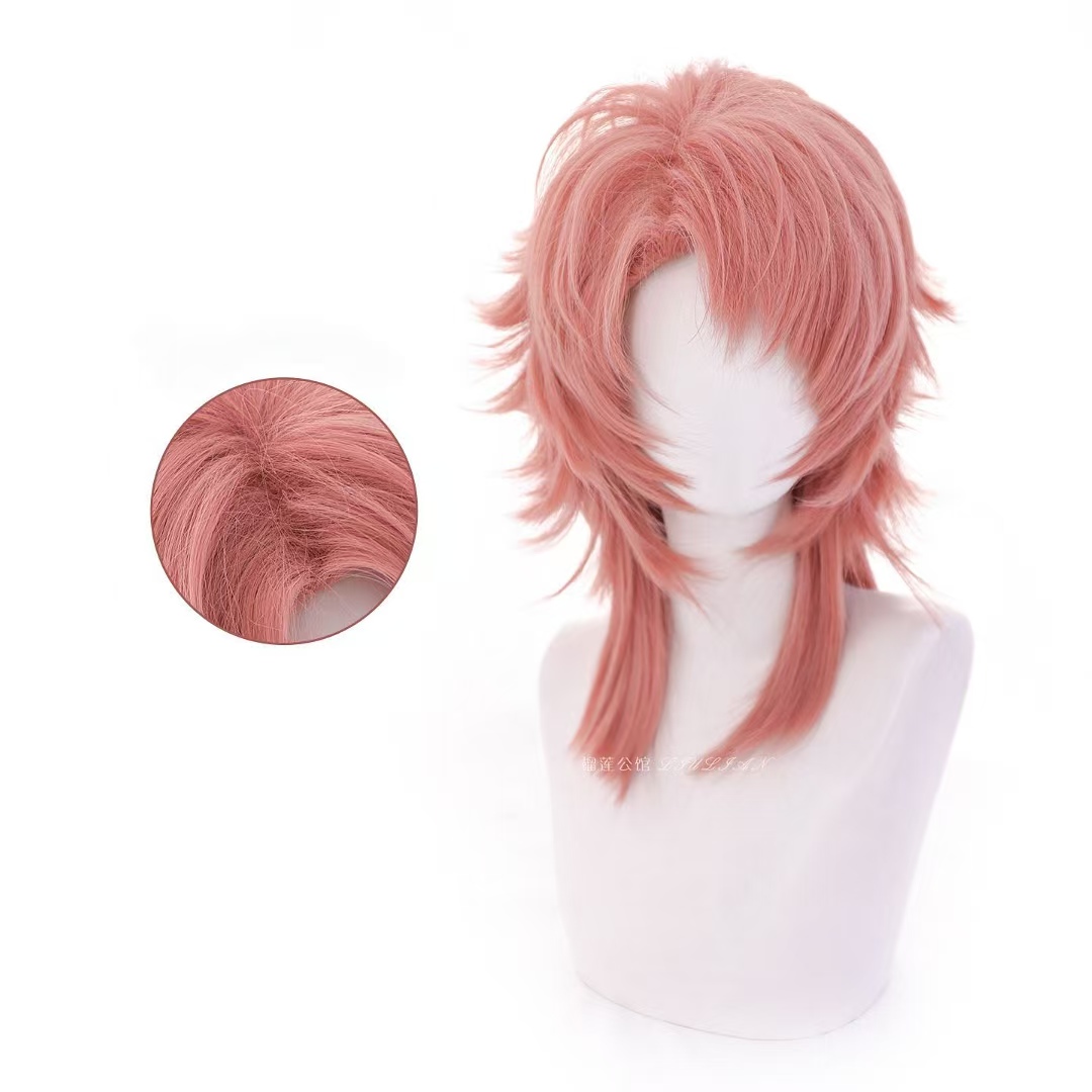 Sabito Cosplay-Perücke, rosa,  – Mens Accessories Style Bewertung und Preis