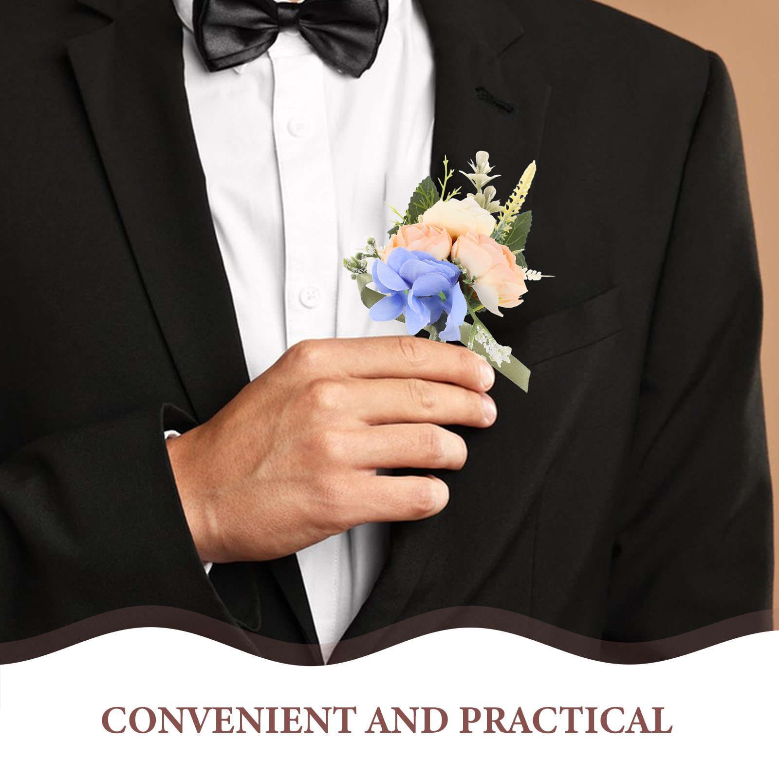 Künstliche Hochzeits-Boutonnie – Men Accessories Elegant Bewertung und Preis