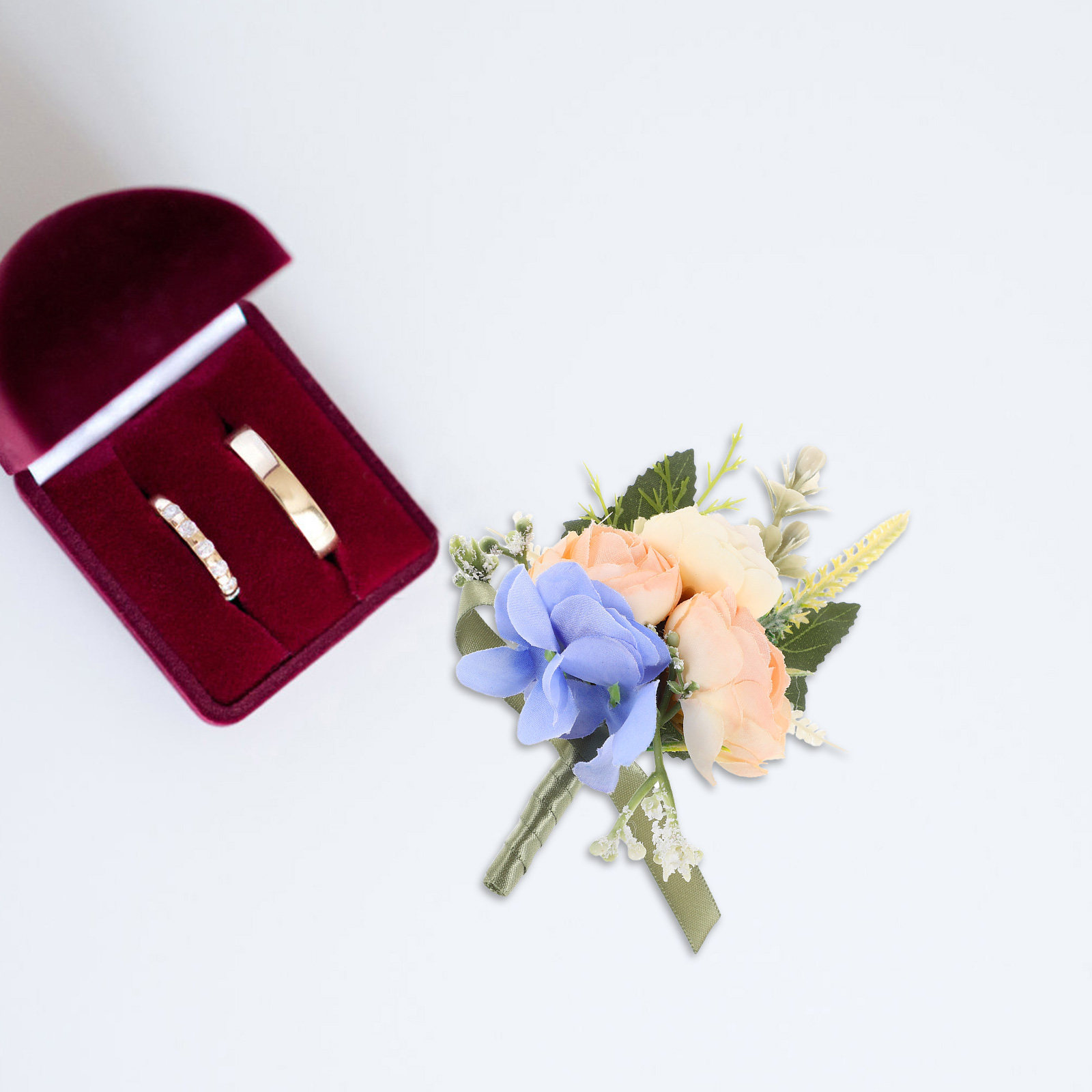 Künstliche Hochzeits-Boutonnie – Men Accessories Elegant Bewertung und Preis