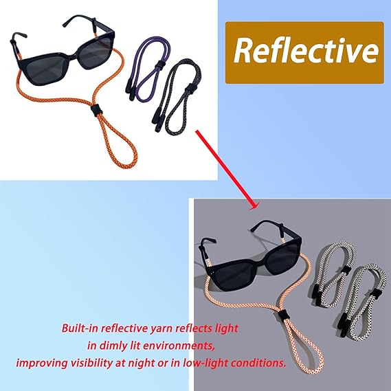 2 Stück Brillenband, reflektie – Men Accessories Neck Chain Bewertung und Preis