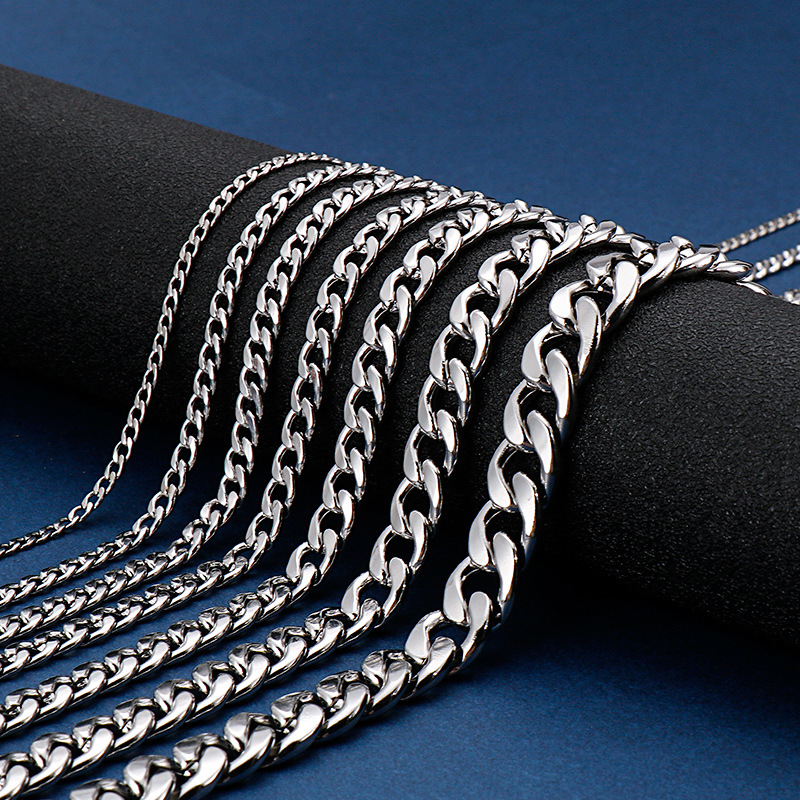 HNSP 316L Edelstahl Kubanische – Men Accessories Neck Chain Bewertung und Preis